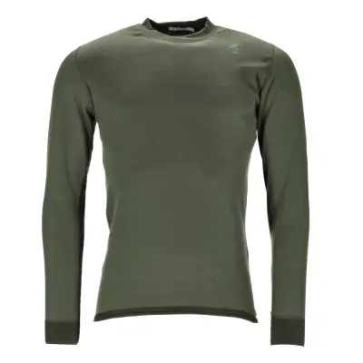 Hotwool Crewneck Unisex, Olive Night, S,  Ullunderställ