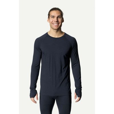 Houdini Desoli Light Crew Sweater Men Blue Illusion