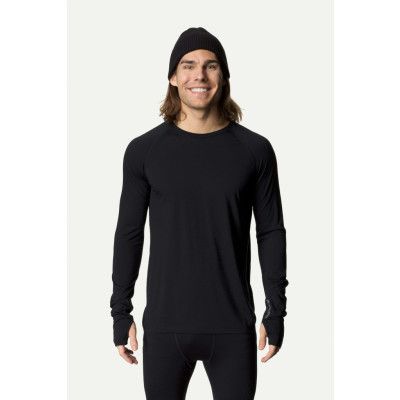 Houdini M's Desoli Light Crew, True Black, XS