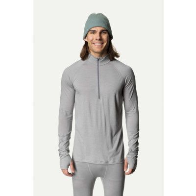 Houdini M's Desoli Light Half Zip, Cloudy Gray, XS