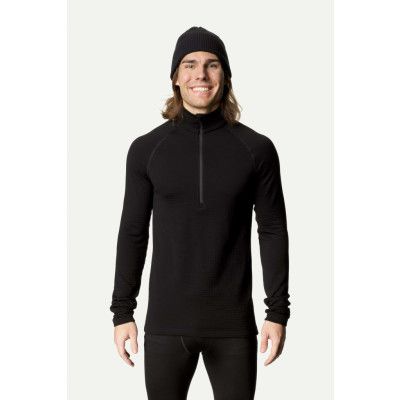 Houdini M's Desoli Thermal Half Zip, True Black, XS