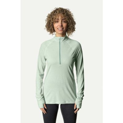 Houdini W's Desoli Light Half Zip, Shore Green, M