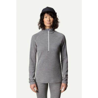 Houdini W's Desoli Thermal Half Zip, College Gray, XL