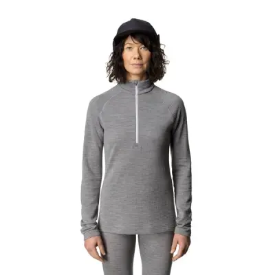 Houdini W's Desoli Thermal Half Zip College Grey - XS
