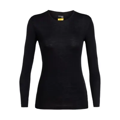 Icebreaker 175 Everyday LS Crew Top Women Black S