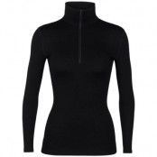 Icebreaker 260 Tech LS Half-Zip Top Women Black