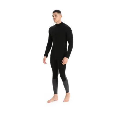 Icebreaker 260 Tech LS Turtleneck Shirt Men Black XXL