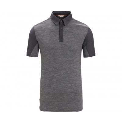 Icebreaker Hike SS Top Men Monsoon/Gritstone Heather