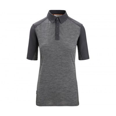 Icebreaker Hike SS Top Women Gritstone Heather/Monsoon