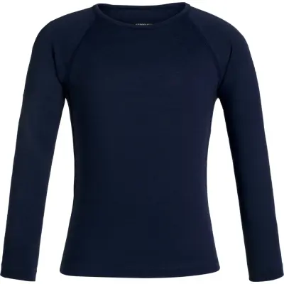 Icebreaker Kids' 200 Oasis Longsleeve Crewe Midnight Navy