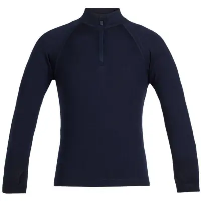 Icebreaker Kids 260 Tech LS Half Zip Midnight Navy
