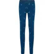 Icebreaker Kids' Merino 200 Oasis Leggings Snow Day Atlantis/Topaz