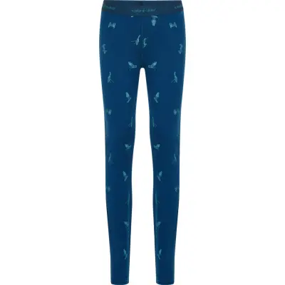 Icebreaker Kids' Merino 200 Oasis Leggings Snow Day Atlantis/Topaz