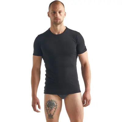 Icebreaker M Anatomica SS Crewe Black