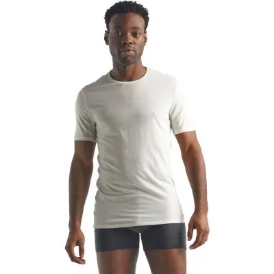 Icebreaker M Anatomica SS Crewe Snow
