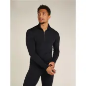 Icebreaker Men Merino 200 Oasis LS Half Zip Black Black S