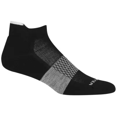 Icebreaker Men Multisport Light Micro Black/Snow/Metro Hthr