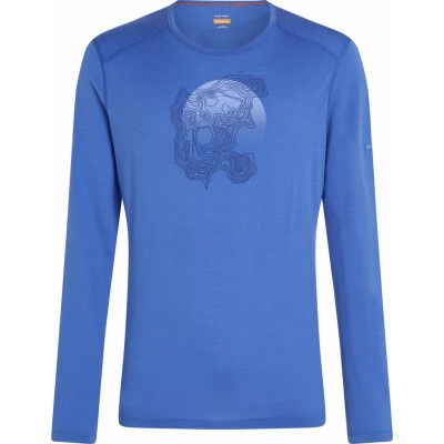 Icebreaker Men's 200 Oasis Long Sleeve Crewe Brilliant