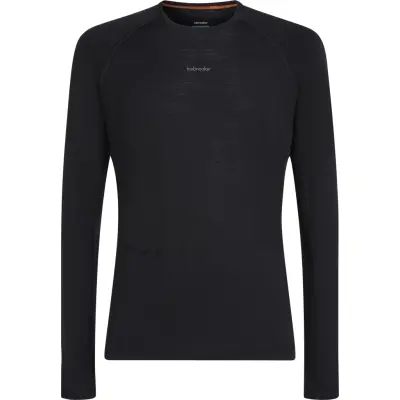 Icebreaker Men's Merino 125 Zoneknit Longsleeve Crewe Black