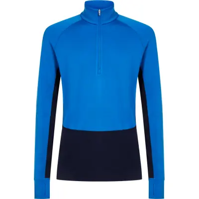 Icebreaker Men's Merino 260 ZoneKnit Long Sleeve Half Zip Midnight Navy/Lazurite/Cb