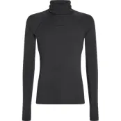 Icebreaker Men's Merino 300 Merinofine™  Polar Long Sleeve Roll Neck Black