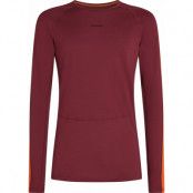 Icebreaker Men's Zoneknit 200 Long Sleeve Crewe Port/Blaze/Core Black
