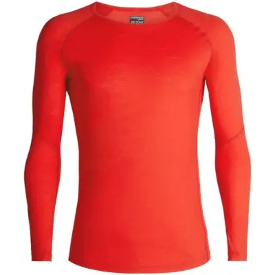 Icebreaker M's 150 Zone LS Crewe Chili Red