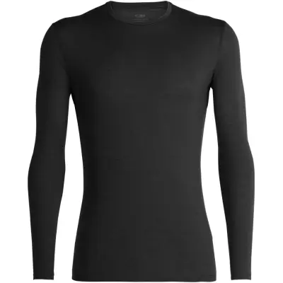 Icebreaker M's Anatomica LS Crewe Black