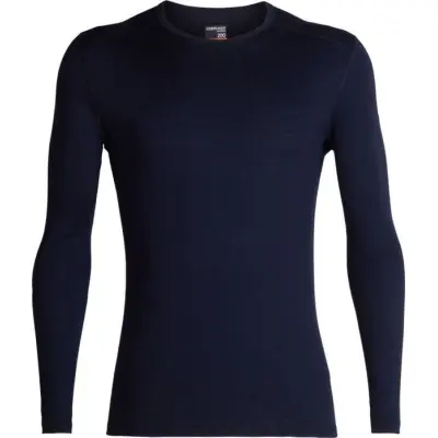 Icebreaker M's Oasis LS Crewe 200 Midnight Navy