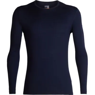Icebreaker M's Oasis LS Crewe 200 Midnight Navy