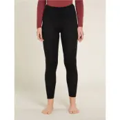 Icebreaker W Mer 260 Tech High Rise Leggings Black Black M