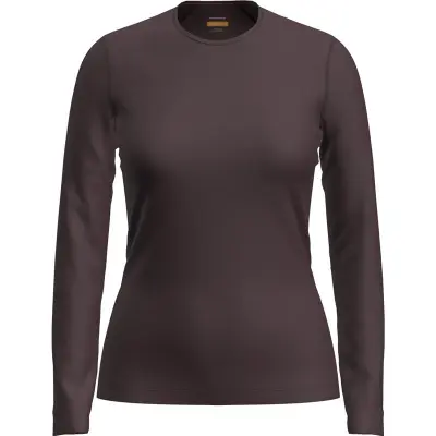 Icebreaker Women Merino 200 Oasis LS Crewe Java - L