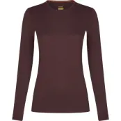 Icebreaker Women's 200 Oasis Long Sleeve Crewe Java