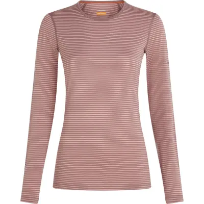 Icebreaker Women's 200 Oasis Long Sleeve Crewe Summit/Blush