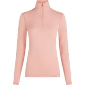 Icebreaker Women's 260 Tech Longsleeve Half Zip Blush