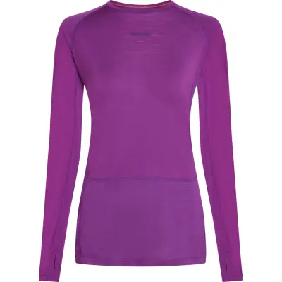 Icebreaker Women's Merino 125 Zoneknit Longsleeve Crewe Passion