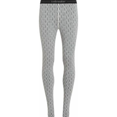 Icebreaker Women's Merino 260 Vertex Leggings On-Piste Snow/black