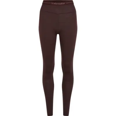 Icebreaker Women's Merino 260 Zoneknit Leggings Java