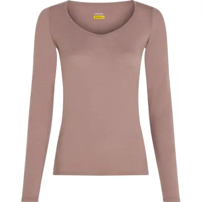 Icebreaker Women's Siren Long Sleeve Sweetheart Summit