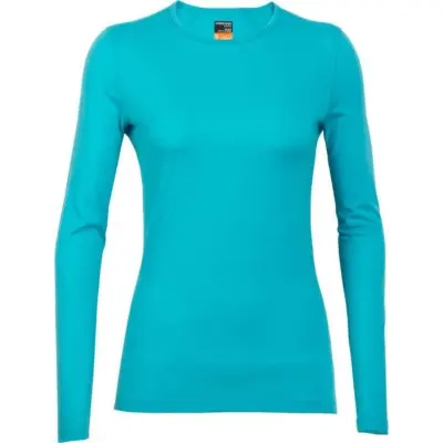 Icebreaker W's 200 Oasis LS Crewe Aquamarine