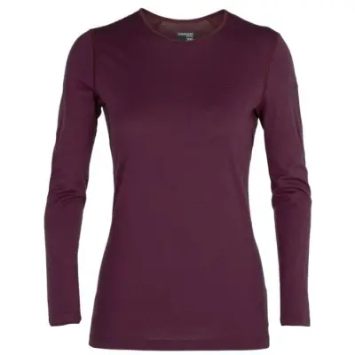 Icebreaker W's 200 Oasis LS Crewe Brazilwood