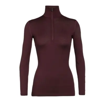 Icebreaker W's 200 Oasis LS Half Zip Redwood