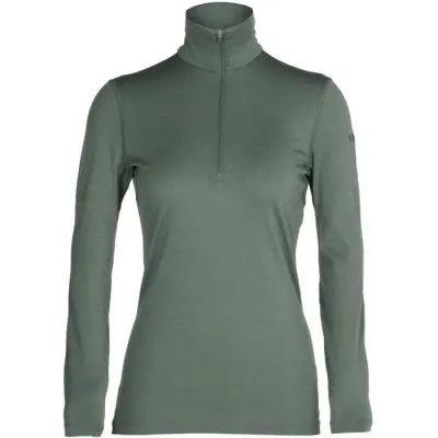 Icebreaker W's 200 Oasis LS Half Zip Sage