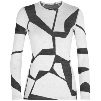 Icebreaker W's 250 Vertex LS Crewe Landscapes Snow