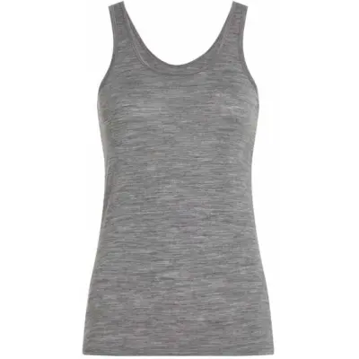 Icebreaker W's Merino 150 Siren Tank Gritstone HTHR-013