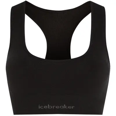 Icebreaker W's Merino Blend 260 Zoneknit Seamless Bra Black