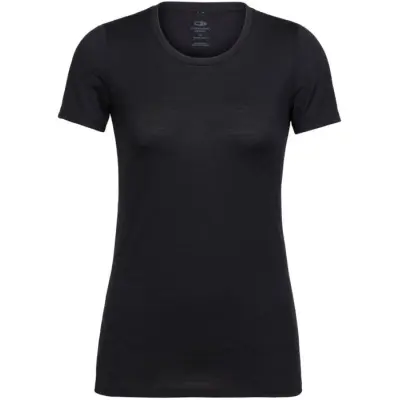 Icebreaker W's Tech Lite SS Low Crewe Black