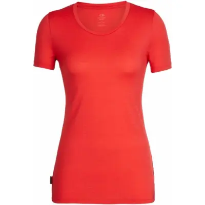 Icebreaker W's Tech Lite SS Low Crewe Ember