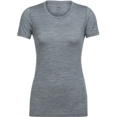 Icebreaker W's Tech Lite SS Low Crewe Gritstone Hthr