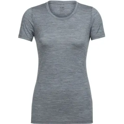 Icebreaker W's Tech Lite SS Low Crewe Gritstone Hthr